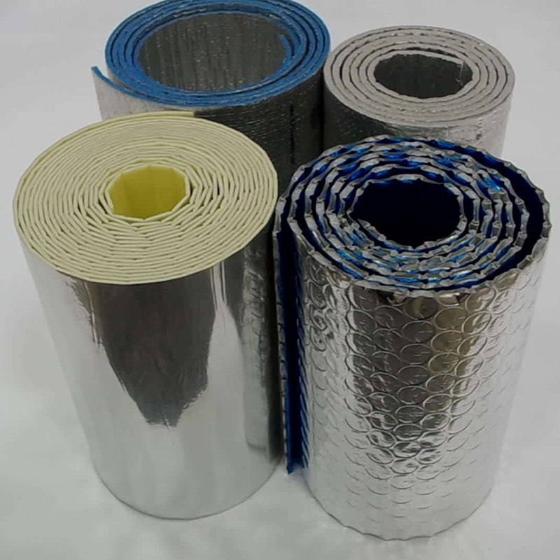 Al+Woven+XPE+Woven+Al Foil Rolls For Heat Insulation And Quakeproof Packaging - PAIDU