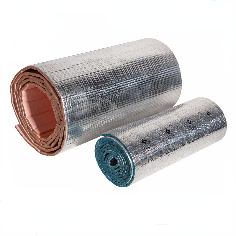 Custom XPE Foam Insulation Thermal Closed Cell Sound And Heat Proofing Self Adhesive Roll Aluminum Foil Composite - PAIDU