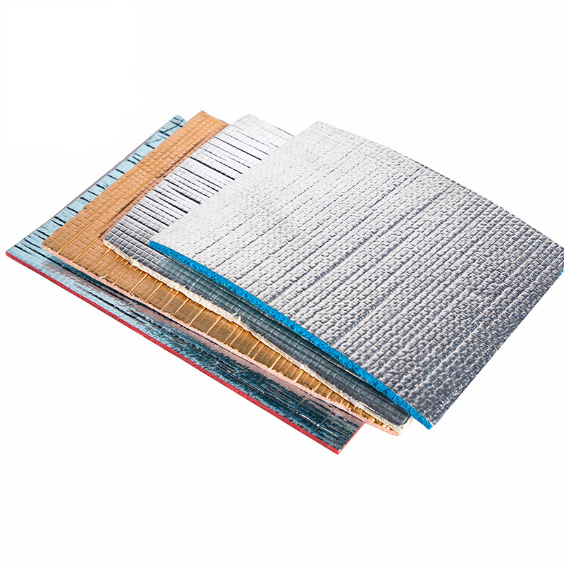 XPE Foam Insulation Thermal Closed Cell Sound Heatproofing Roll Aluminum Foil Composite With Adhesive Coating Customized - PAIDU